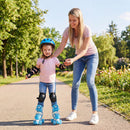 Kids Roller Skates 4 Sizes Adjustable with Light-up Wheels for Toddler Aged 3-4 (XS)