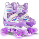 Kids Roller Skates for Girls Boys with Light-up Wheels and Safety Protection by LJGDeals