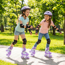 Kids Roller Skates for Girls Boys with Light-up Wheels and Safety Protection