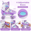 Kids Roller Skates for Girls Boys with Light-up Wheels and Safety Protection