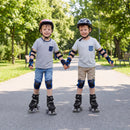 Kids Roller Skates for Girls Boys 4 Sizes Adjustable Quad Skates with Light-up Wheels by LJGDeals