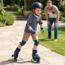 Kids Roller Skates for Girls Boys 4 Sizes Adjustable Quad Skates with Light-up Wheels for Outdoor by LJGDeals