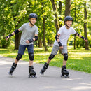 Kids Roller Skates for Girls Boys Teens 4 Sizes Adjustable Quad Skates with Light-up Wheels by LJGDeals