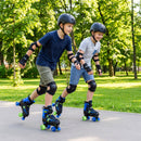 Kids Roller Skates for Girls Boys Teens 4 Sizes Adjustable Quad Skates with Light-up Wheels by LJGDeals