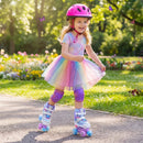 Kids Roller Skates for Toddlers Ages 5-7 with 4 Light-up Wheels by LJGDeals