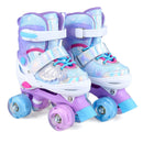 Kids Roller Skates for Toddlers Ages 5-7 with 4 Light-up Wheels by DirectDeals