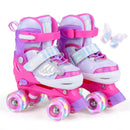Kids Roller Skates for Toddlers Ages 5-7 with 4 Light-up Wheels