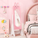 Kids Vanity Table Set with Mirror, Chair & Storage - White