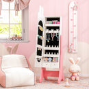 Kids Vanity Table Set with Mirror, Chair & Storage - White by LJGDeals