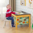 3-in-1 Kids Sand Water Activity Table with Foldable Storage Bin by LJGDeals