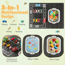 3-in-1 Kids Sand Water Activity Table with Foldable Storage Bin by LJGDeals