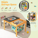 3-in-1 Kids Sand Water Activity Table with Foldable Storage Bin by LJGDeals