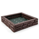 2-In-1 HDPE Kids Sandbox with Cover and Bottom Liner by LJGDeals