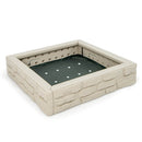 2-In-1 HDPE Kids Sandbox with Cover and Bottom Liner