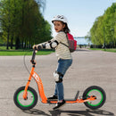 Kids Scooter Youth Kick Scooter with Adjustable Height Handlebar 12-Inch Inflatable Wheels by LJGDeals