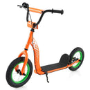 Kids Scooter Youth Kick Scooter with Adjustable Height Handlebar 12-Inch Inflatable Wheels by LJGDeals