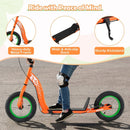 Kids Scooter Youth Kick Scooter with Adjustable Height Handlebar 12-Inch Inflatable Wheels by LJGDeals