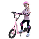 Kids Scooter Youth Kick Scooter with Adjustable Height Handlebar 12-Inch Inflatable Wheels by LJGDeals