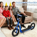 Kids Scooter Youth Kick Scooter with Adjustable Height Handlebar 12-Inch Inflatable Wheels by LJGDeals