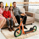 Kids Scooter Youth Kick Scooter with Adjustable Height Handlebar 12-Inch Inflatable Wheels