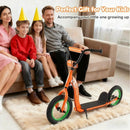 Kids Scooter Youth Kick Scooter with Adjustable Height Handlebar 12-Inch Inflatable Wheels by LJGDeals