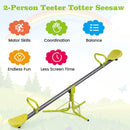 Kids Seesaw Swivel Children Teeter Totter Outdoor Play Set for 2 Children by LJGDeals