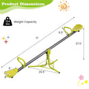 Kids Seesaw Swivel Children Teeter Totter Outdoor Play Set for 2 Children by LJGDeals