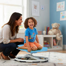 Kids Sensory Swivel Chair 360° Spinning Seat with Metal Base
