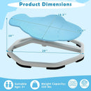 Kids Sensory Swivel Chair 360° Spinning Seat with Metal Base by LJGDeals