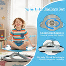Kids Sensory Swivel Chair 360° Spinning Seat with Metal Base