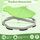 Kids Sensory Swivel Chair 360° Spinning Seat with Metal Base
