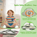 Kids Sensory Swivel Chair 360° Spinning Seat with Metal Base