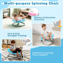 Kids Sensory Swivel Chair Cat Claw 360¬∞ Spinning Chair with Non-Slip Metal Base