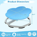 Kids Sensory Swivel Chair Cat Claw 360¬∞ Spinning Chair with Non-Slip Metal Base by LJGDeals