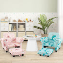 Kids Single Sofa with Cute Patterns Ergonomic Backrest and Armrests by LJGDeals