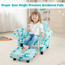 Kids Single Sofa with Cute Patterns Ergonomic Backrest and Armrests by LJGDeals