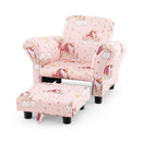 Kids Single Sofa with Cute Patterns Ergonomic Backrest and Armrests by LJGDeals