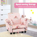 Kids Single Sofa with Cute Patterns Ergonomic Backrest and Armrests by LJGDeals