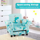 Kids Single Sofa with Cute Patterns Ergonomic Backrest and Armrests by LJGDeals