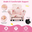 Kids Single Sofa with Cute Patterns Ergonomic Backrest and Armrests by LJGDeals