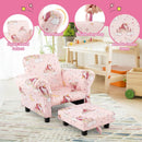 Kids Single Sofa with Cute Patterns Ergonomic Backrest and Armrests by LJGDeals