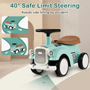 Kids Sit to Stand Vehicle with Working Steering Wheel and Under Seat Storage by LJGDeals