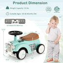 Kids Sit to Stand Vehicle with Working Steering Wheel and Under Seat Storage by LJGDeals