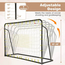 2-in-1 Kids Soccer Rebounder and Soccer Goal with Adjustable Height by LJGDeals