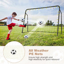 2-in-1 Kids Soccer Rebounder and Soccer Goal with Adjustable Height by LJGDeals