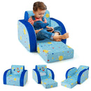 3 in 1 Convertible Flip Open Kids Sofa for Nap Play Sleep by LJGDeals