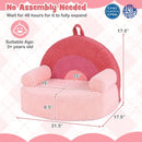 Kids Sofa Toddler Foam Couch with Soft Fleece Fabric Cover by LJGDeals