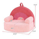 Kids Sofa Toddler Foam Couch with Soft Fleece Fabric Cover by LJGDeals