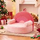 Kids Sofa Toddler Foam Couch with Soft Fleece Fabric Cover by LJGDeals