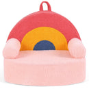 Kids Sofa Toddler Foam Couch with Soft Fleece Fabric Cover